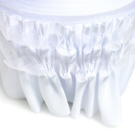 Лента шторная Турция 120 мм 10 0570 U2GDM декоративная 30м БЕЛЫЙ "Атекс" г. Пермь