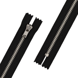 Молния металл ZIP 5N 18 см тип 5 никель неразъёмная "Gamma" "Атекс" г. Пермь