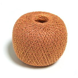 Нитки для вязания "Золотой шар" 86% хлопок 14% люрекс 50 г "Атекс" г. Пермь