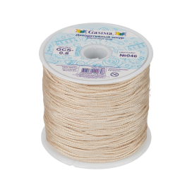 Шнур "Gamma" 0.8 мм GCS-0.8 декоративный 50 м ±0.2 м "Атекс" г. Пермь