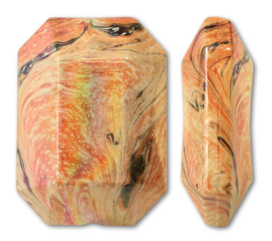 Бусы пластик с гологр.эффектом "Прямоугольник" 17х24мм 50гр ±3 г "Атекс" г. Пермь