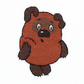 "Klart" набор для вышивания CMF-8-566 "Винни Пух" 9.5 х 11.5 см "Атекс" г. Пермь