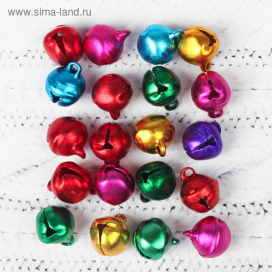 Бубенчики 0,8 см 20 шт ассорти "Атекс" г. Пермь