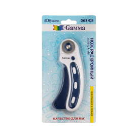 "Gamma" Нож раскройный DKS-028 d 28 мм в блистере "Атекс" г. Пермь