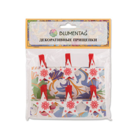"Blumentag" WCLC-35 Декоративные прищепки 3.5 х 0.7 см 6 шт "Атекс" г. Пермь