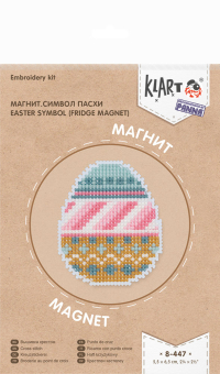 8-447 "Магнит. Символ пасхи" 5.5 x 6.5 см "Атекс" г. Пермь