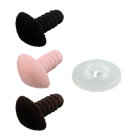 "HobbyBe" DNF- 12 Нос флокированный с шайбой 12 мм 5 шт "Атекс" г. Пермь