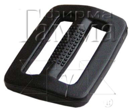 "GAMMA" SAR001 пряжка двухщелевая 0,75" (19мм) ЧЕРНЫЙ "Атекс" г. Пермь