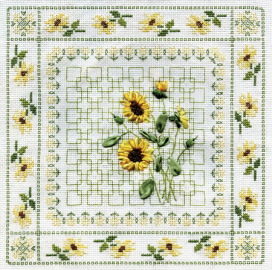 Ц-0576 "Солнечный букет" 25.7х25.7 см СК "Атекс" г. Пермь