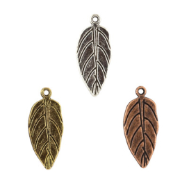 "Zlatka" Подвеска MFP-21 лист 1.3х3 см 10 шт "Атекс" г. Пермь