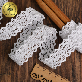 Тесьма вязаная KRUZHEVO 20мм TBY.6375 50м "Атекс" г. Пермь