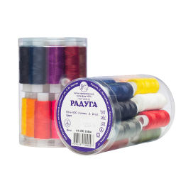 Ассорти нить 44 ЛХ 150 м "РАДУГА" 24 шт "Атекс" г. Пермь