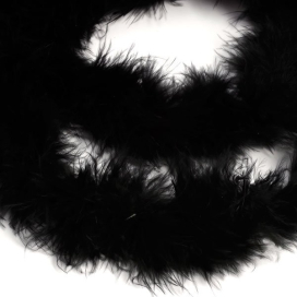 Боа - пух FBY-18-100 15±3г черный 2м "Атекс" г. Пермь