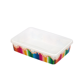 "Plastic Republic" Лоток для мелочей Карандашница малый с крышкой пластик BQ2254КА СК/Распродажа "Атекс" г. Пермь