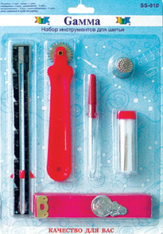 "GAMMA" Набор инструм. для шитья SS-010 блистер "Атекс" г. Пермь