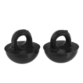 Глаза пришивные на ножке d 12 мм 100шт черный "Атекс" г. Пермь