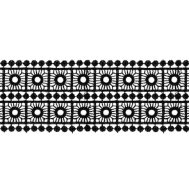 Гипюр 78мм 10м ± 0.2 Турция "Gamma" GGM-7801 "Атекс" г. Пермь