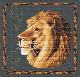 Ж-0169 "Лев" 24.3х23.4 см "Атекс" г. Пермь