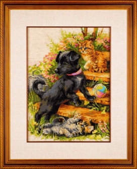 Набор для вышивания "RIOLIS" 1437 "Дачники" "Атекс" г. Пермь