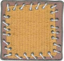 Нашивка Заплатка жёлтая 15463169 "Атекс" г. Пермь