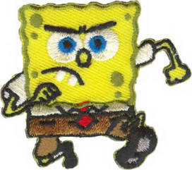 Нашивка Бегущий Спанч Боб 13961154 "Атекс" г. Пермь