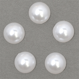 Полубусины пластик "Круг" 10 мм 50гр (213шт) "Атекс" г. Пермь