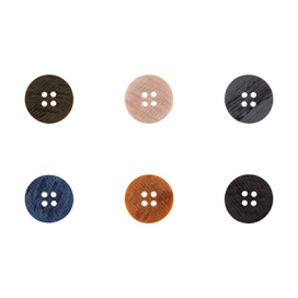 Пуговицы костюмные с проколами XO 0019 24 " ( 15 мм) 24 шт "Gamma" "Атекс" г. Пермь