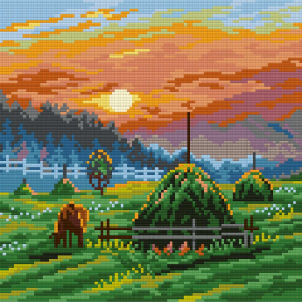 "ФРЕЯ" ALVR-151 "Раннее утро" 24x24 см Заполнение:Полное "Атекс" г. Пермь