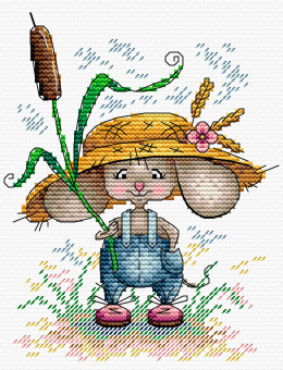 №358 "Мышонок трудяга" 11 х 15 см "Атекс" г. Пермь