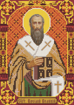 бисер С 9162 "Св. Василий Великий" 18x25 см "Атекс" г. Пермь