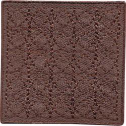 Нашивка Заплатка "Кружочки" коричневая 15873174 "Атекс" г. Пермь