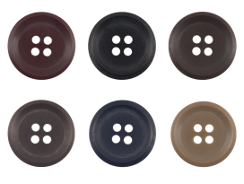 Пуговицы костюмные с проколами "GAMMA" GEC 0033 24" (15 мм) 24 шт № D058 темно-синий "Атекс" г. Пермь