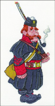 8-076 "Бравый солдат" 15 x 30 см "Атекс" г. Пермь