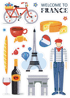 "ФРЕЯ"  ALVN-110 наклейки Кристальная мозаика (алмазная вышивка)  "Франция" "Атекс" г. Пермь