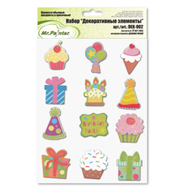 "Mr. Painter" Декоративные элементы DEK 1 х 12 шт "Атекс" г. Пермь