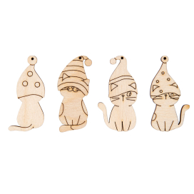 ВД-1138 Мини набор "Котята" фанера 4х2х0.3см "Атекс" г. Пермь