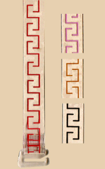 Бретели "Гамма" BR-1011 10мм узор красный блистер "Атекс" г. Пермь