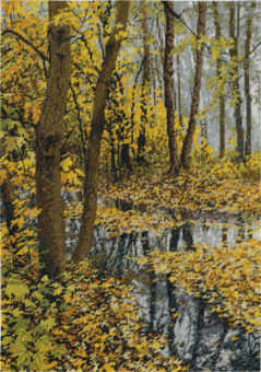 Набор для вышивания "PANNA" PS-1287 "Пейзаж в осенних тонах" "Атекс" г. Пермь