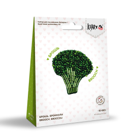 10-003 "Брошь. Брокколи" 5.5 x 5.5 см "Атекс" г. Пермь