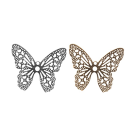 Филигранные элементы FDP-015 бабочка 2.8x2.5 см 4 шт "Атекс" г. Пермь