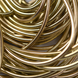 Канитель мягкая гладкая KAN/MD0,7-05 глянцевая античное золото 5 г "Атекс" г. Пермь