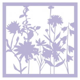 Трафарет-маска пластиковая многоразовая, 15х15 см, "Лесная поляна" СК AH2802085 "Атекс" г. Пермь