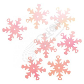 Пайетки "Снежинка перламутровый" d 25мм 100гр "Атекс" г. Пермь