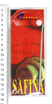 Спицы круговые с тефлон "SAFINA" d 4,0мм/80см  "Атекс" г. Пермь