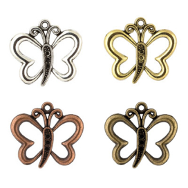 "Zlatka" Подвеска MFP-08 бабочка 2.3х2.5 см 10 шт "Атекс" г. Пермь