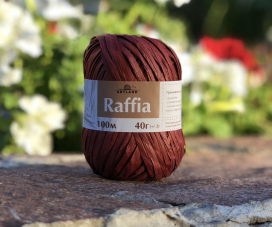 Пряжа "Рафия" 40г 50м "Атекс" г. Пермь