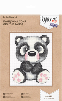 8-372 "Пандочка Соня" 12.5 x 15 см "Атекс" г. Пермь