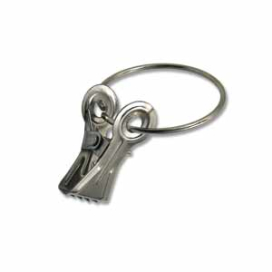 Зажим с кольцом "BLITZ" CL-001 20шт под никель "Атекс" г. Пермь