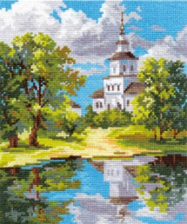 3-11 "Храм у пруда" 18х21 см "Атекс" г. Пермь