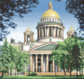 АС-0490 "Исаакиевский собор" 34x36 см "Атекс" г. Пермь